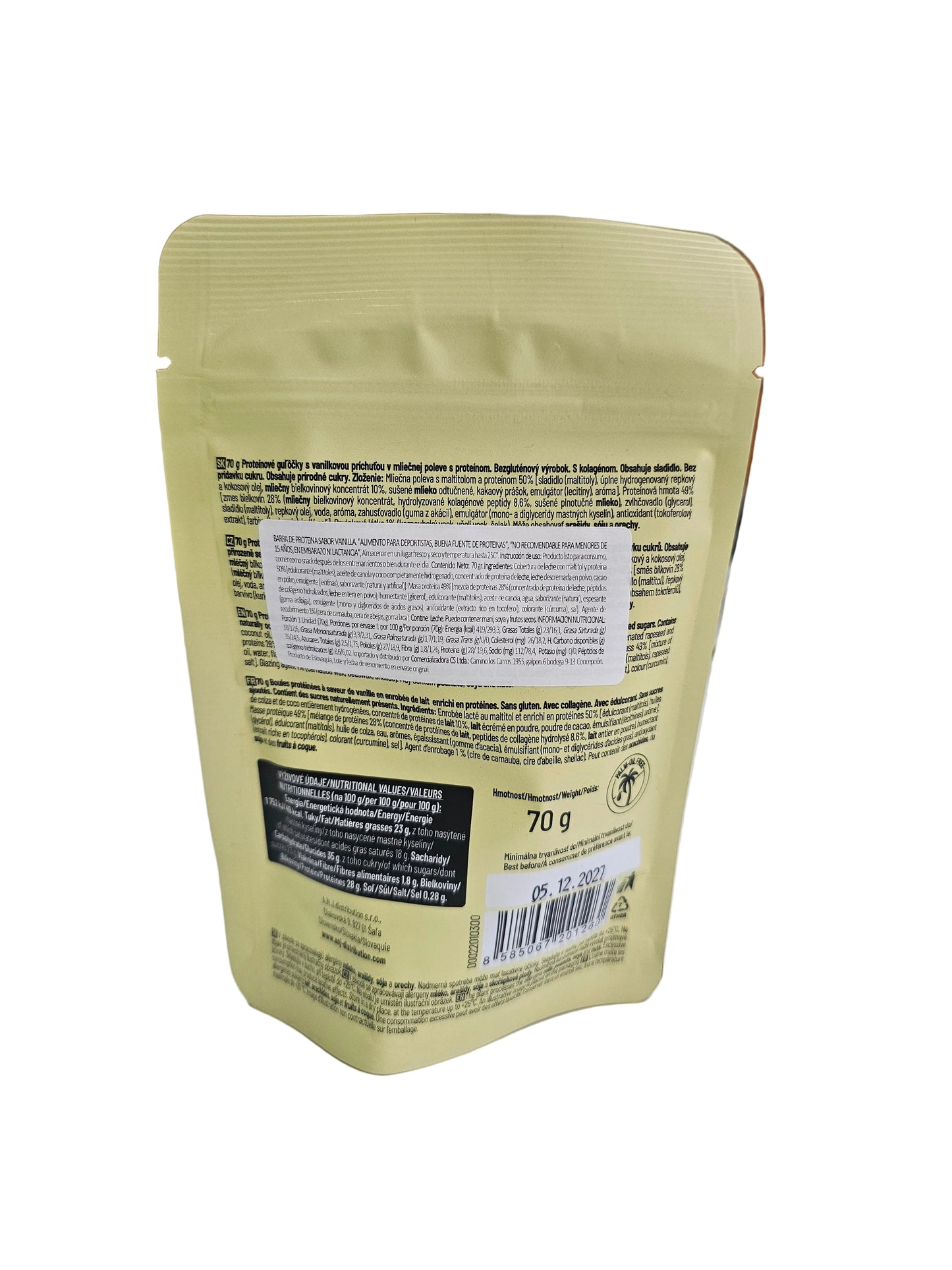 Gams Snack Bons 70Gr - Vainilla