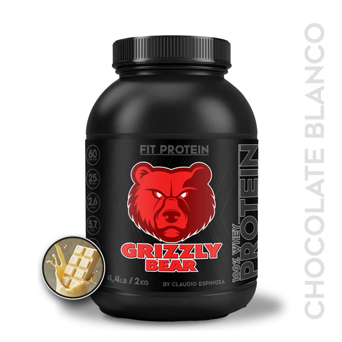 WHEY PROTEIN GRIZZLYBEAR 2 Kg - CHOCOLATE BLANCO