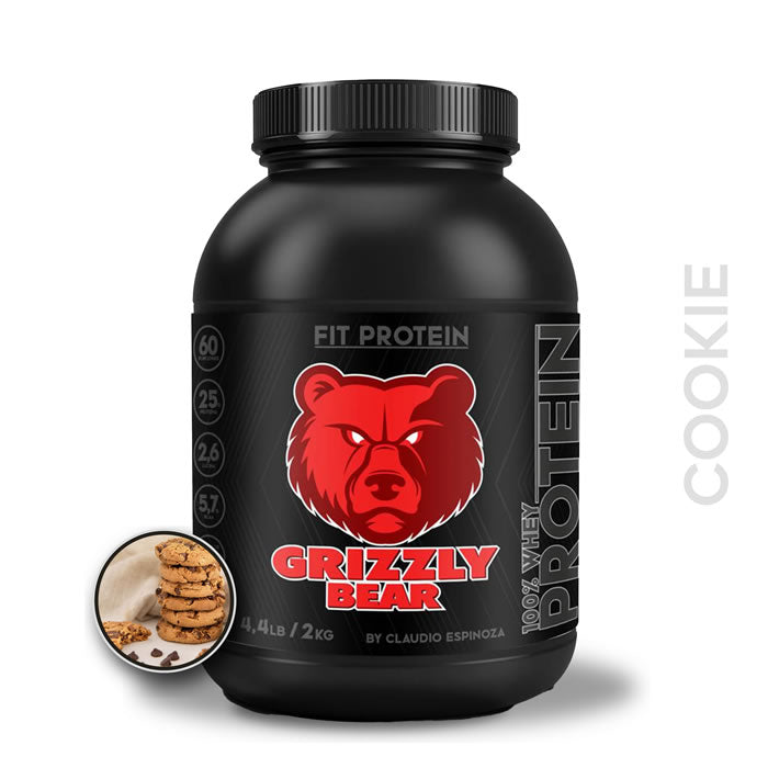 WHEY PROTEIN GRIZZLYBEAR 2 Kg - COOKIE AND CREAM