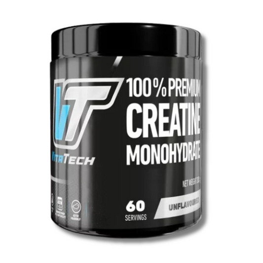 100% PREMIUM Creatina Monohydrate – 300 grs / 60 servicios, unflavored