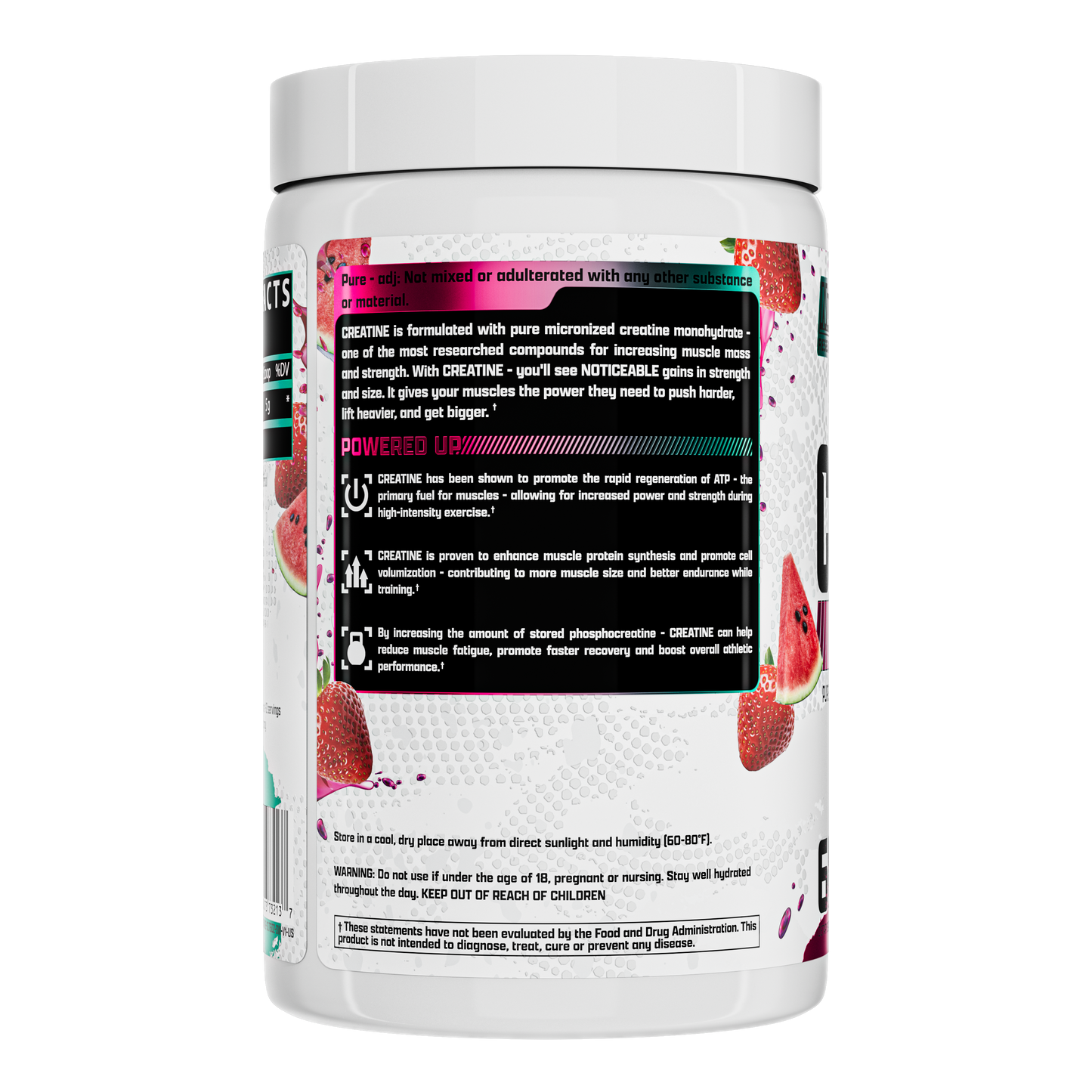 Creatina Monohidrato Strawberry Watermelon – 390 g