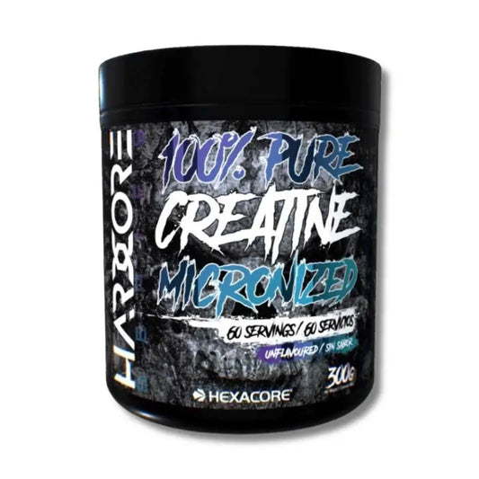 CREATINA HEXACORE 100% Pure Micronized – 300 grs / 60 servicios
