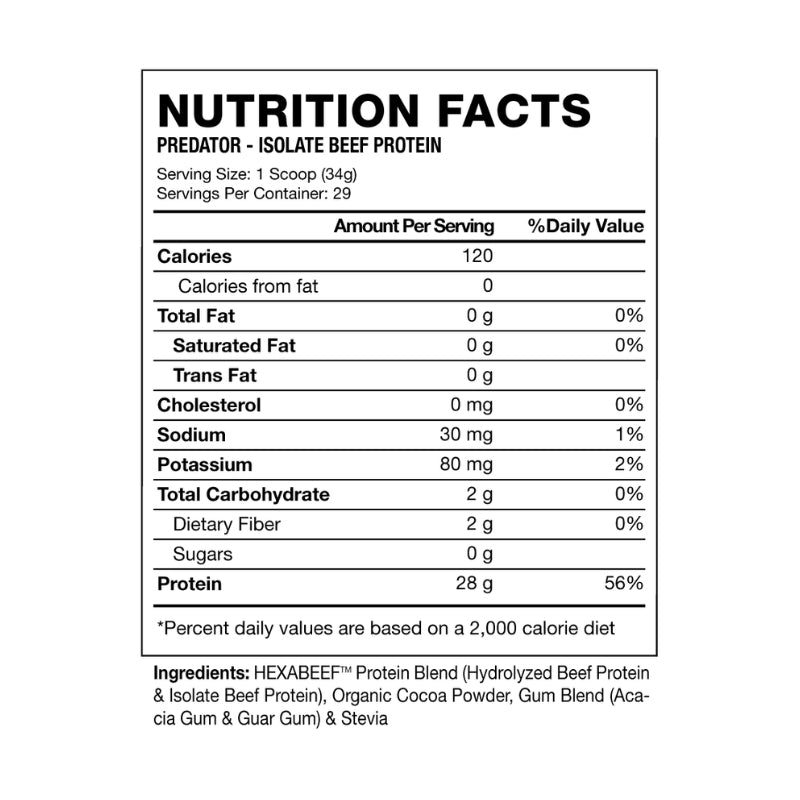 Hexacore Proteína en Polvo Sabor Chocolate – 2.2 lb