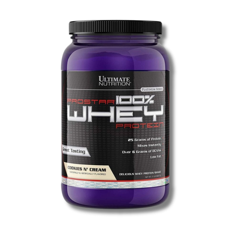 Prostar Whey Protein Cookies N’ Cream – 2 lb / 30 servicios