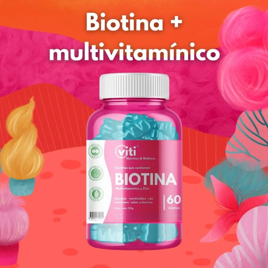 GOMITAS CON BIOTINA