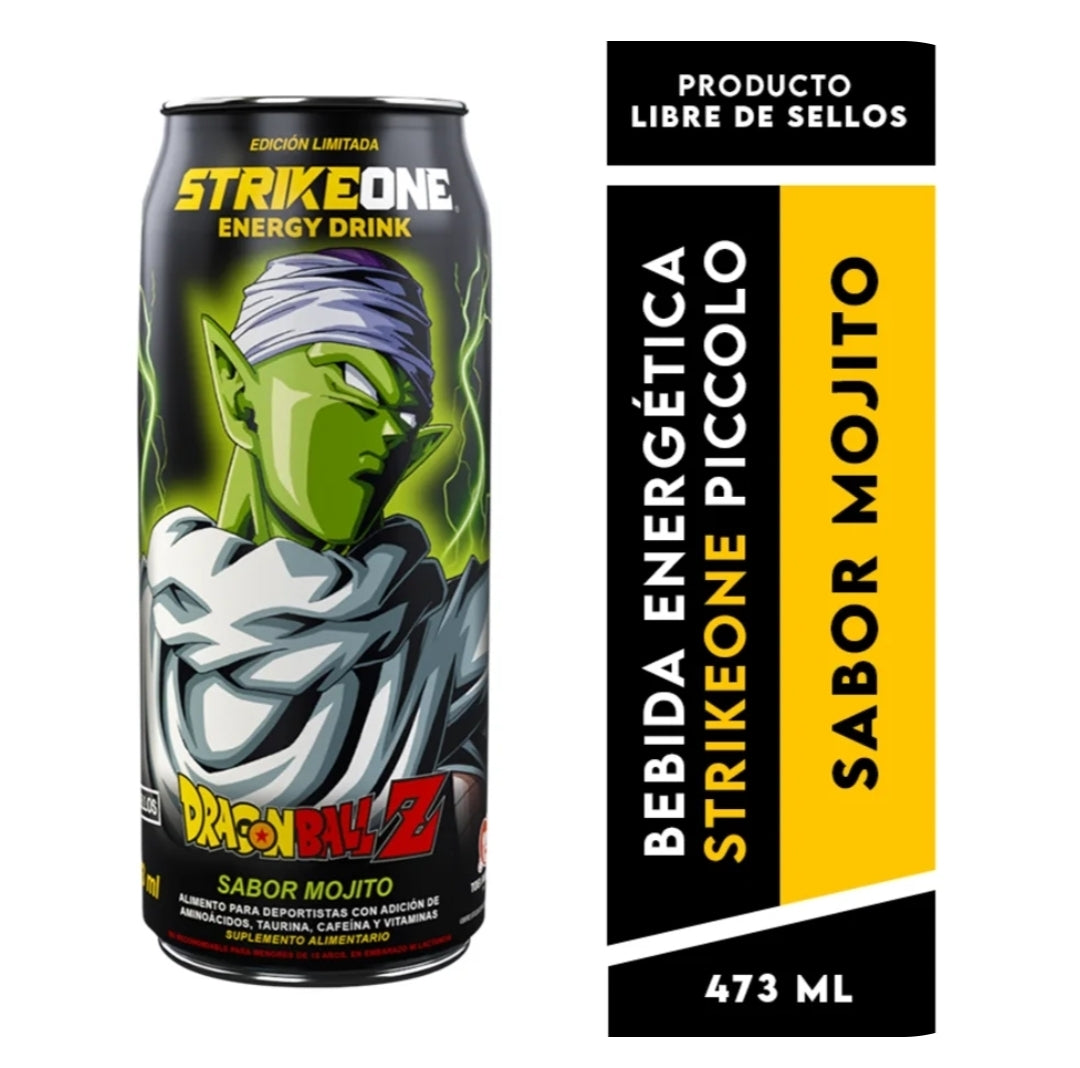 Bebida Energética StrikeOne 6 Unid (473ml). Surtidas.