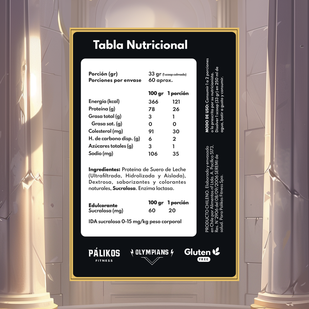 ZEUS Proteína Whey Capuccino – 1 kg