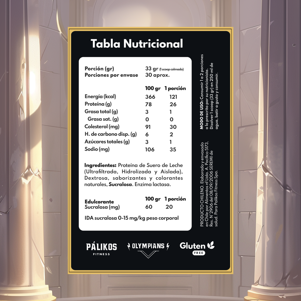 ZEUS Proteína Whey Vainilla – 2 kg