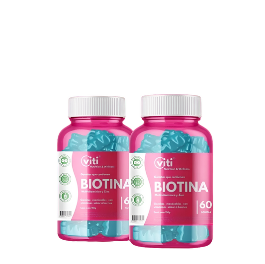 GOMITAS CON BIOTINA (PACK 2 MESES)