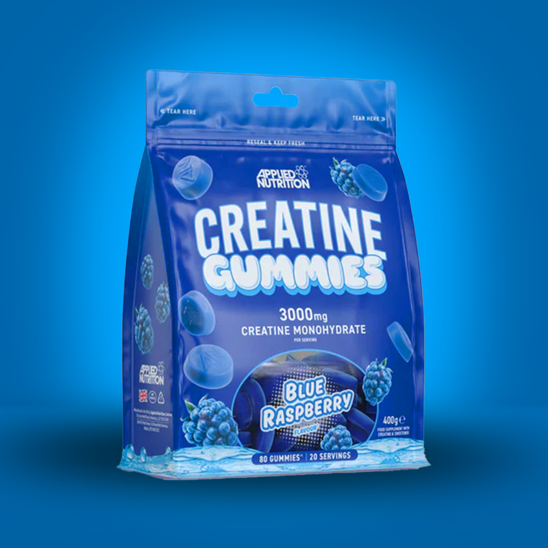 GOMITAS DE MONOHIDRATO DE CREATINA - Blue Raspberry - APPLIED NUTRITION