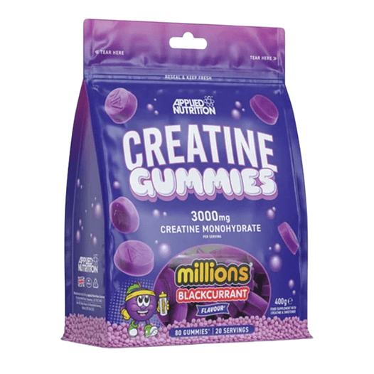 GOMITAS DE MONOHIDRATO DE CREATINA - Millions Black Currant - APPLIED NUTRITION