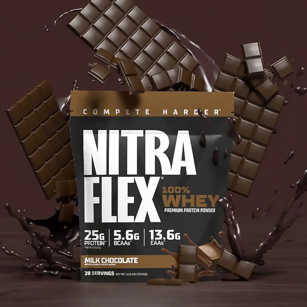 Nitraflex Whey Protein Milk Chocolate – 2.2 lb