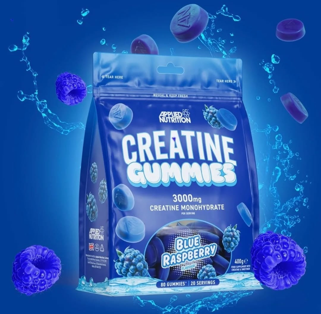 GOMITAS DE MONOHIDRATO DE CREATINA - Blue Raspberry - APPLIED NUTRITION