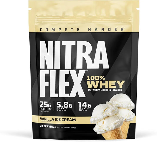 Nitraflex Whey Protein Vainilla Ice Cream – 2.2 lb