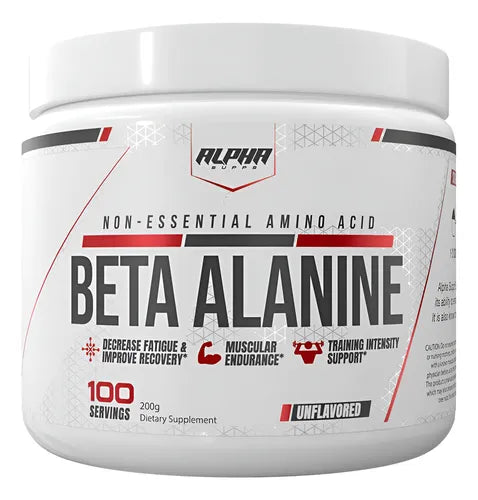 Beta Alanina Alpha Supps 200 g | Suplemento Deportivo Sin Sabor